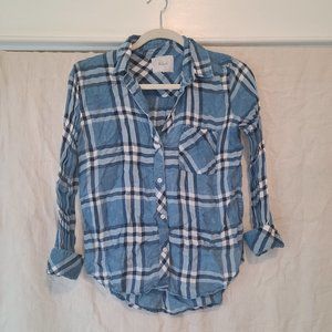 Rails Blue Plaid Women’s Shirt